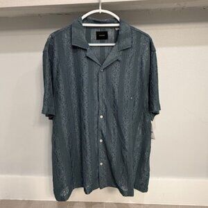 Pacsun Textured Button-Up Shirt - Medium NWT